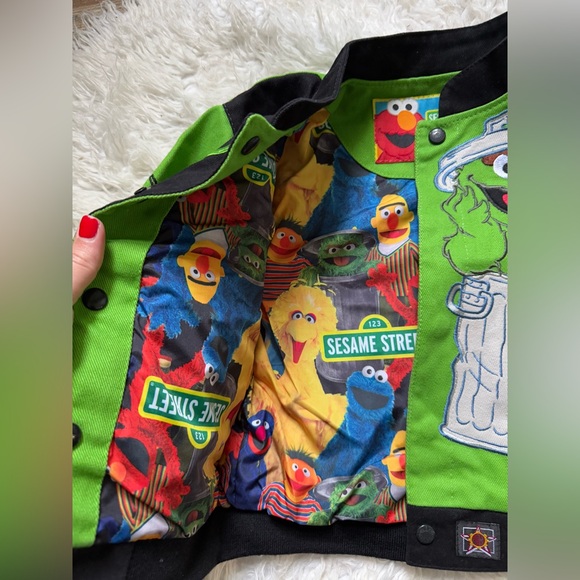Green and Black Sesame Street Jacket - Picture 9 of 9